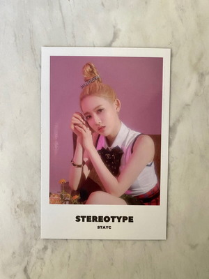 Stayc Sieun Stereotype pola photocard kpop