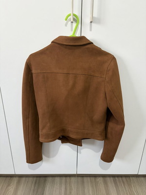 Terranova Suede Jacket like new, camel brown, size S