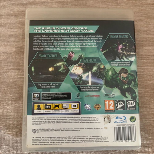 Green Lantern Rise of the Manhunters PlayStation 3 PAL used complete