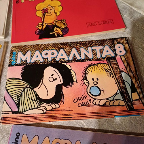 Mafalda comics used, issues 1,3,5,7-12