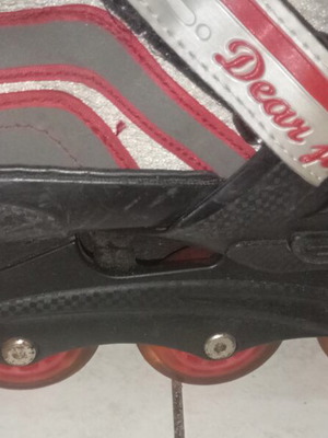 Roller skates used, size 34-37