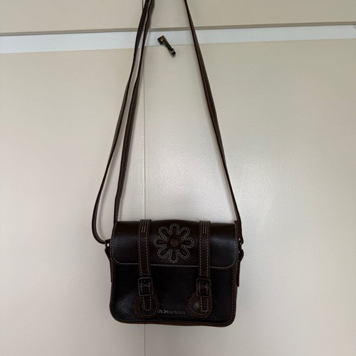 Dr. Martens Dunner 7” Satchel bag σαν καινούργιο, καφέ χιαστί