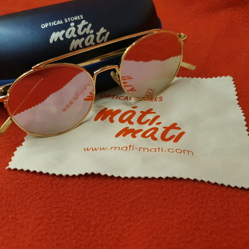 Mati-mati sunglasses pink gold new, original color