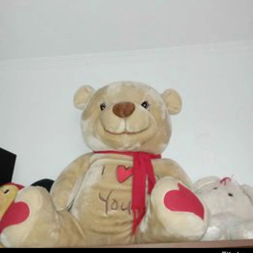 Giant stuffed bear used, about 1 meter