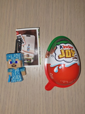 Φιγούρα Minecraft Steve από Kinder Joy