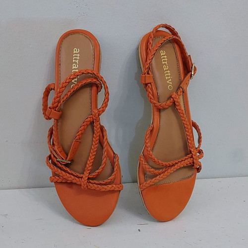 Attrattivo sandals orange used, size 37