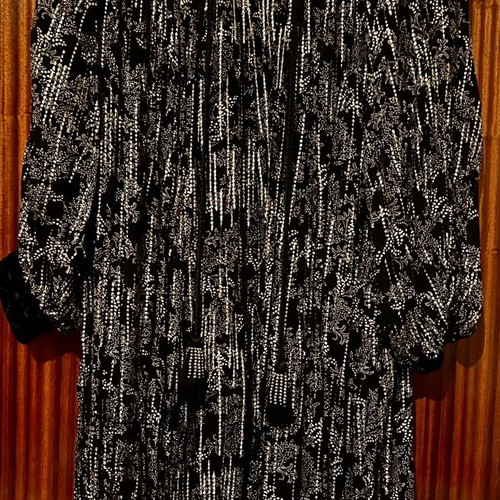 Mantou long Zara small black coat like new