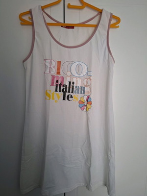 Nightdress 95% cotton like new, size L, white
