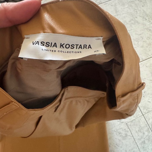 Vassia Kostara skirt new, size XL, brown
