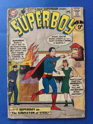 Superboy 105 comic book used condition