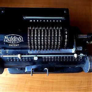 Παλαιά αριθμομηχανή Muldivo patent