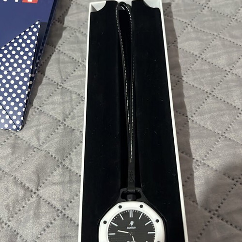 Swatch AP Royal Pop men's watch new, black and white