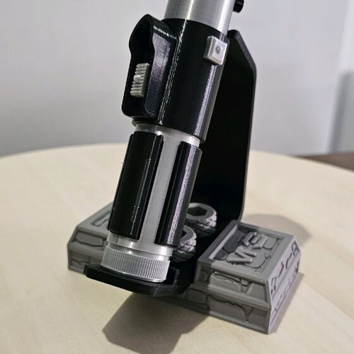 Yoda Lightsaber Replica 3D Printed new with display stand