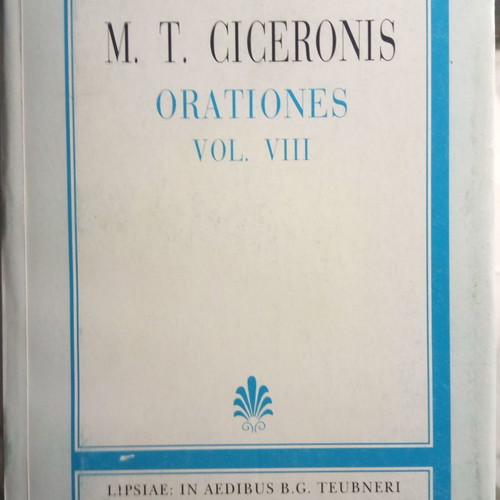 M. T. Ciceronis Orationes vol. VIII used, very good condition