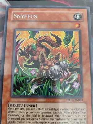Snyffus Secret Rare Yu-Gi-Oh Card New