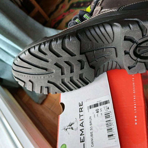 Lemaitre safety work boots new No 40 waterproof slip-resistant