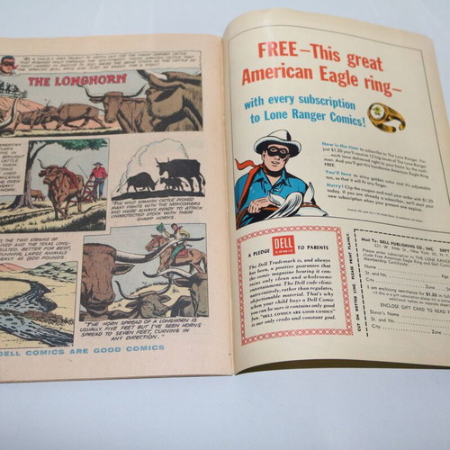 The Lone Ranger #122 vintage comic August 1958 used