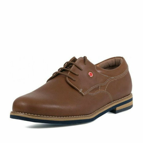 Robinson leather shoes size 39 like new, brown casual