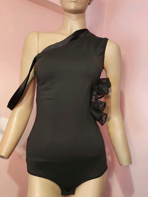 Danceandsway dance bodysuit new black code 2185