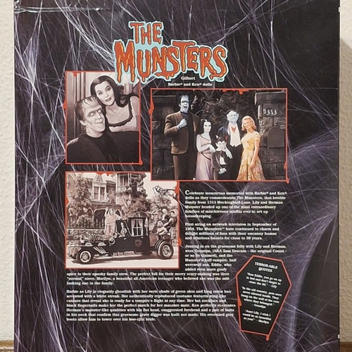 Barbie & Ken The Munsters Giftset 2001 Mattel new limited edition