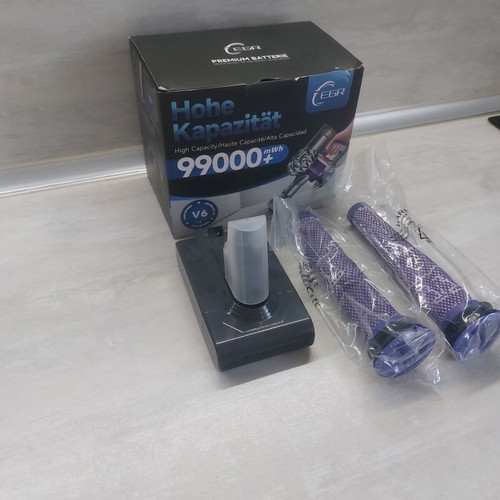 Dyson V6 Premium battery 4600mAh new with 2 filters gift
