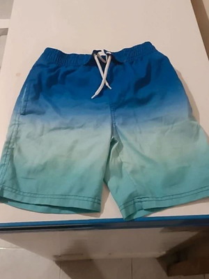 Children's swimsuit size 9 like new, blue and turquoise