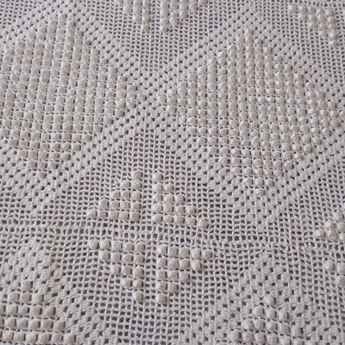 Handmade knitted blanket like new