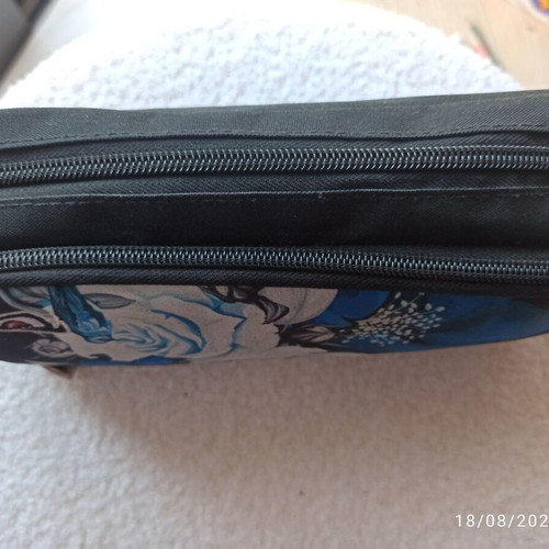 Bo Fear pencil case for girls, black