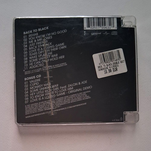 Amy Winehouse Back To Black Deluxe Edition 2CD used, R&B Soul