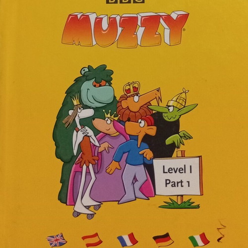 BBC Muzzy Level I Part 1 multilingual language course DVD-book new