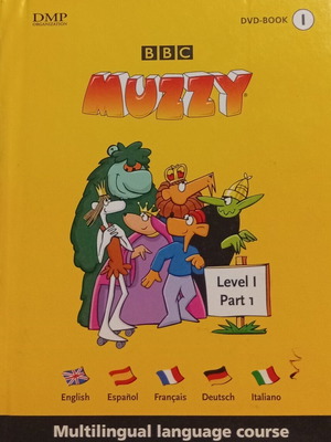 BBC Muzzy Level I Part 1 multilingual language course DVD-book new