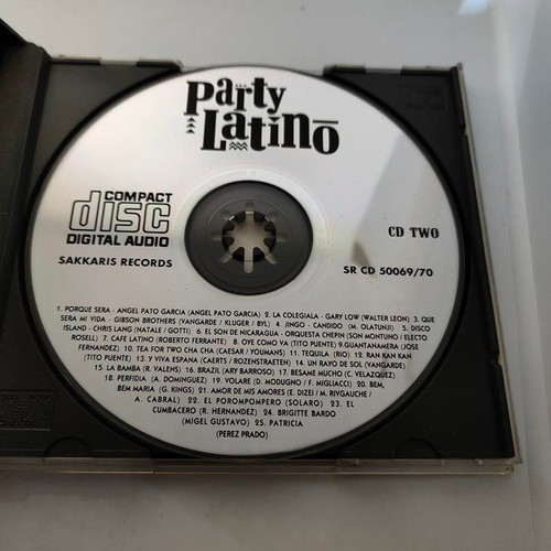 Party Latino double CD like new, Sakkaris Records 1993