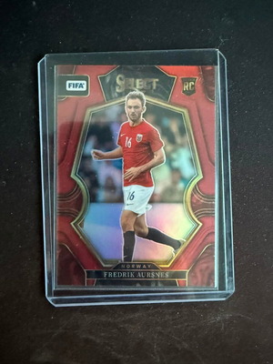 Panini Select FIFA Fredrik Aursnes RC Rookie Card 2022-23 Red Prizm Norway new