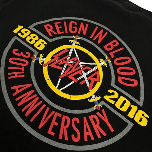 Slayer 30th Anniversary metal men's t-shirt like new, size L