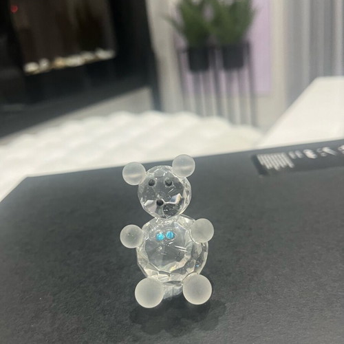 Glass miniature bear decoration