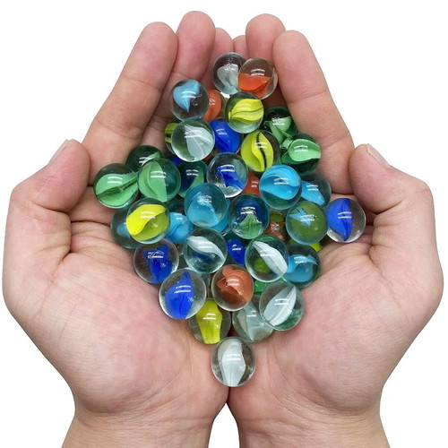 Glass marbles pack of 50 new