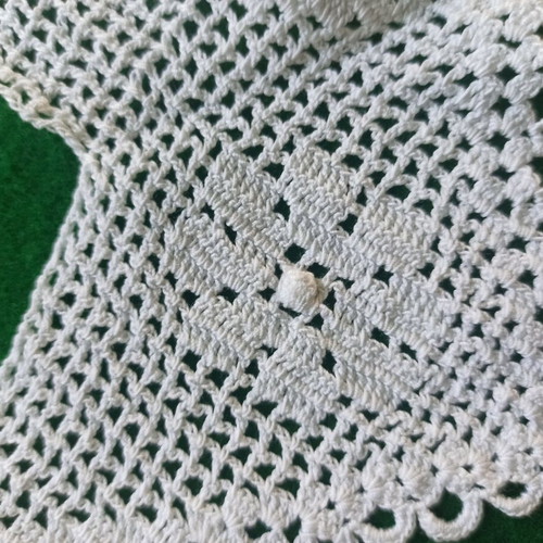 Handmade Crochet Lace With Corner, Like New