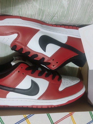 Nike SB Dunk Low Pro Chicago καινούργιο, μέγεθος 45, μαύρο και κόκκινο