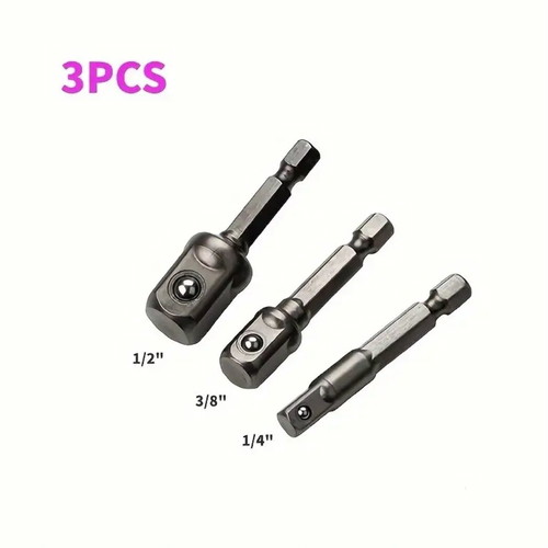 Set of 3 drill adapters new