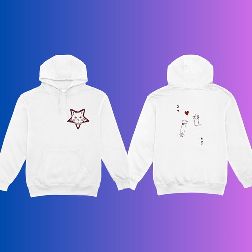 Unisex Hoodie Heart Games new, cotton, available sizes S-XL