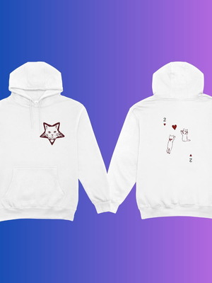 Unisex Hoodie Heart Games καινούργιο, βαμβακερό, διαθέσιμα μεγέθη S-XL