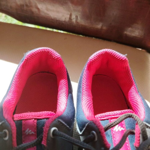 Decathlon Quechua sneakers like new, women's sport shoes size 38, blue and pink