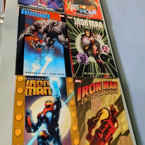 Iron Man graphic novels set like new, 6 volumes English edition