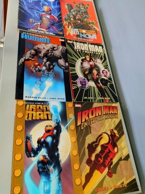 Σετ graphic novels Iron Man σαν καινούργιο, 6 τόμοι αγγλική έκδοση