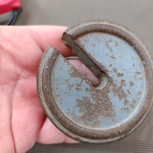 Retro weight for decor or paperweight, 8 cm diameter