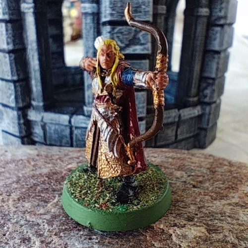 Lord of the Rings Haldir metal miniature handpainted, used