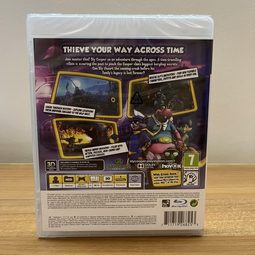 Sly Cooper Thieves in Time PS3 game new