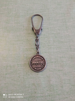 Santé vintage διπλής όψεως μεταλλικό μπρελόκ δεκαετία 1990 μεταχειρισμένο