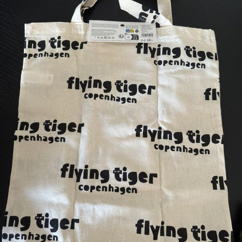 Flying Tiger Copenhagen shoulder bag new, fabric 40x35 cm