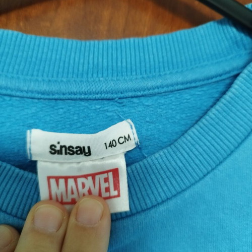 Sinsay Marvel Kids Sweatshirt Size 140 Used Blue